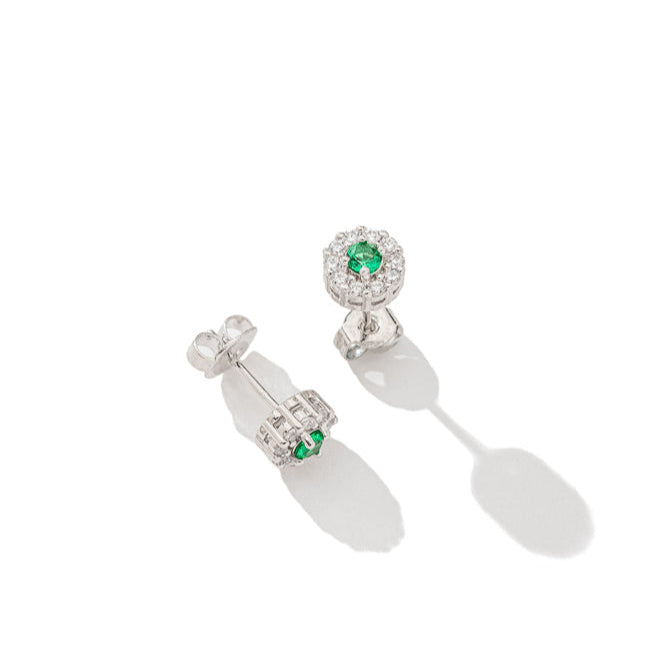 Brinco Daisy com Esmeralda | Alviane