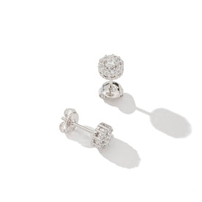 Brinco Daisy com Zircônia Branca | Alviane