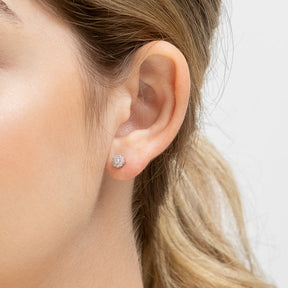 Brinco Daisy com Zircônia Branca | Alviane