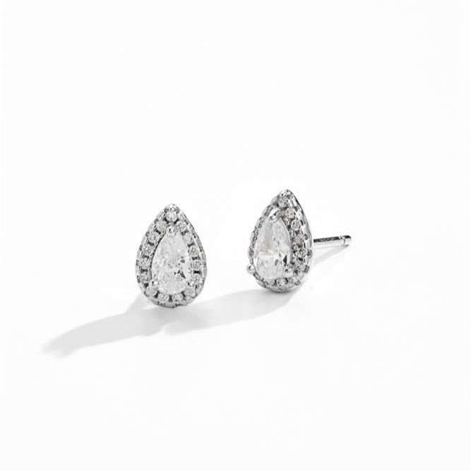 Brinco Mini Charlotte com Zircônia Branca | Alviane