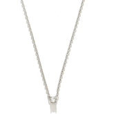 Colar Malu - 4mm, Zircônia Branca - Alviane