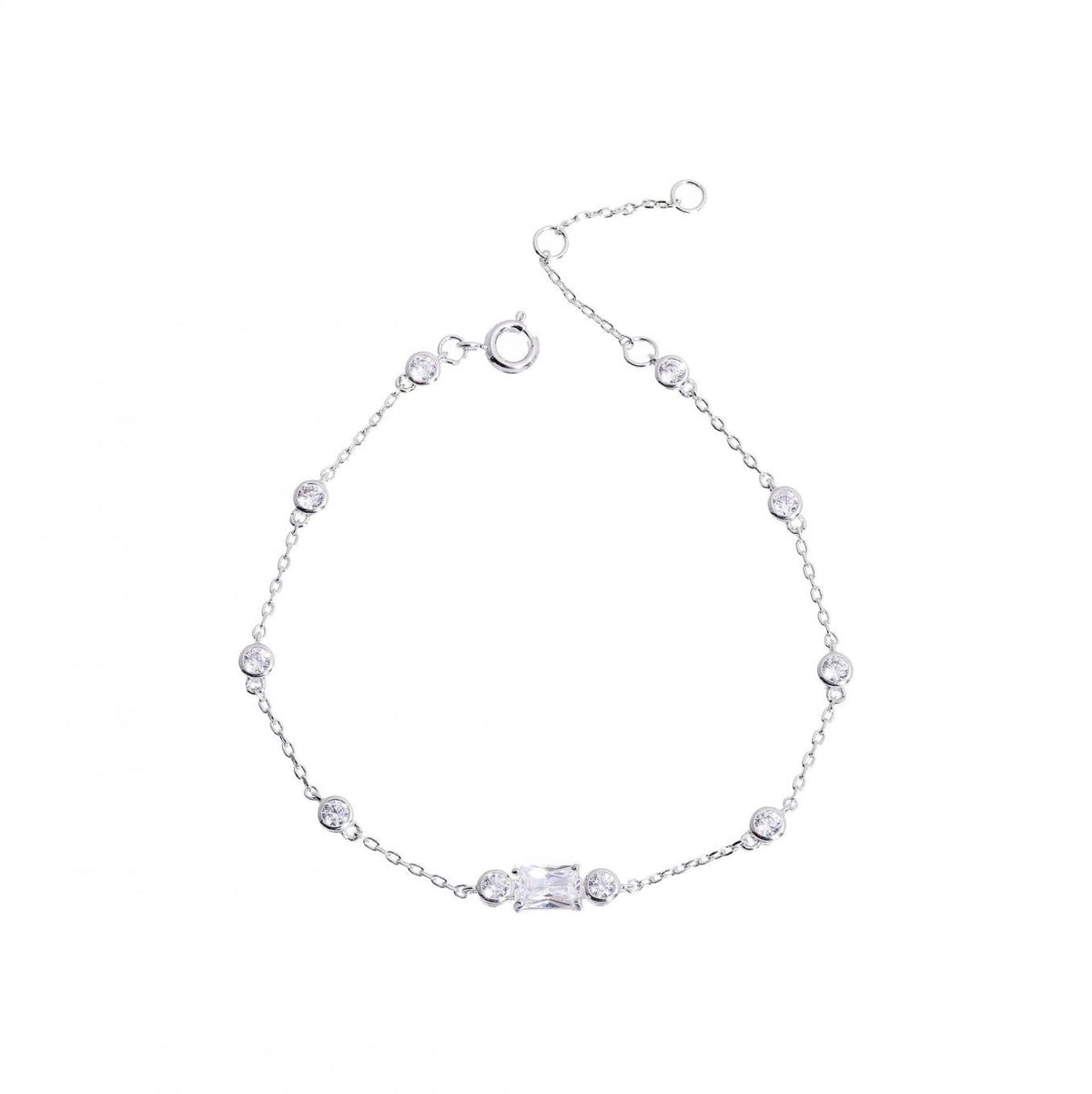 Pulseira Allana com Zircônia Branca | Alviane
