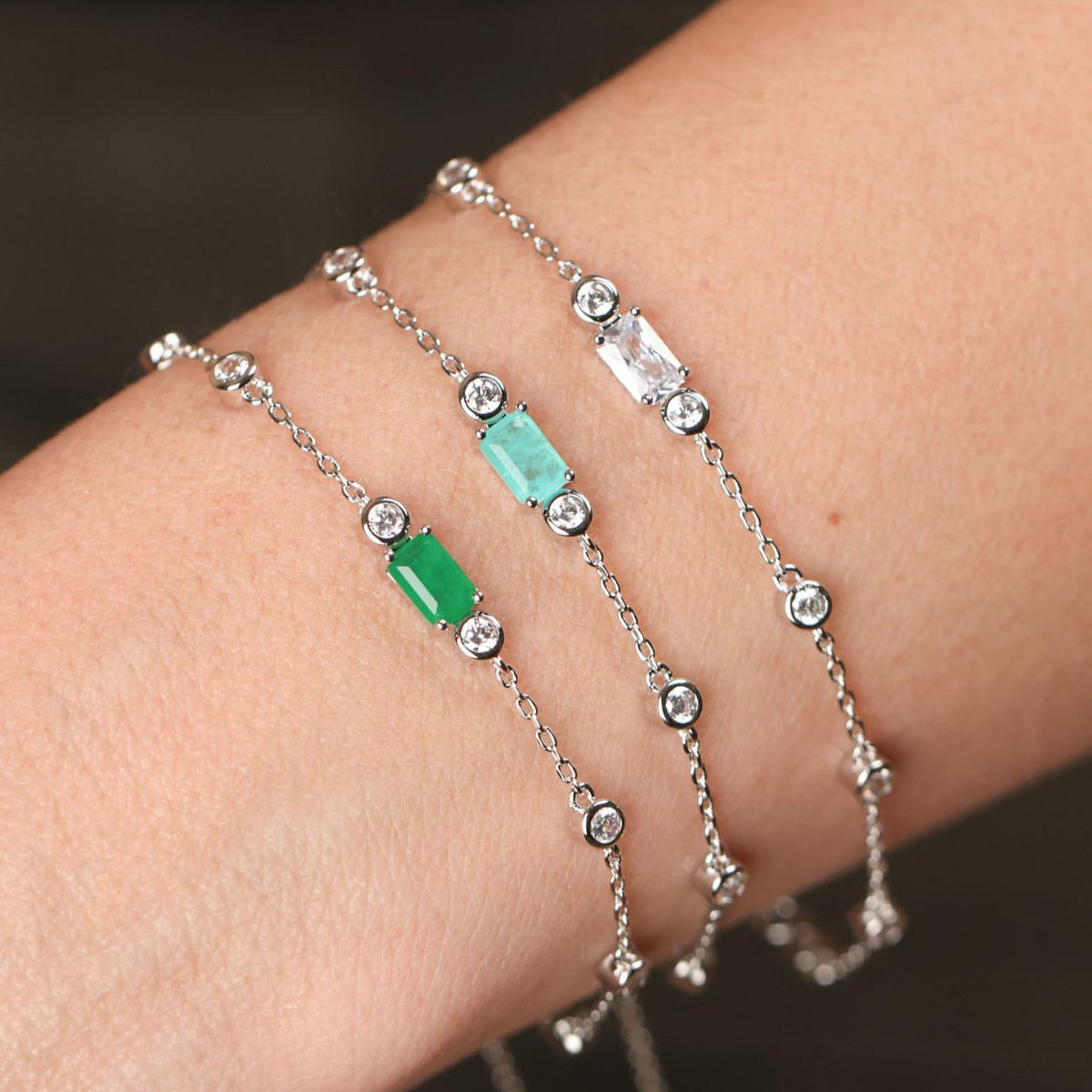 Pulseira Allana com Zircônia Branca | Alviane