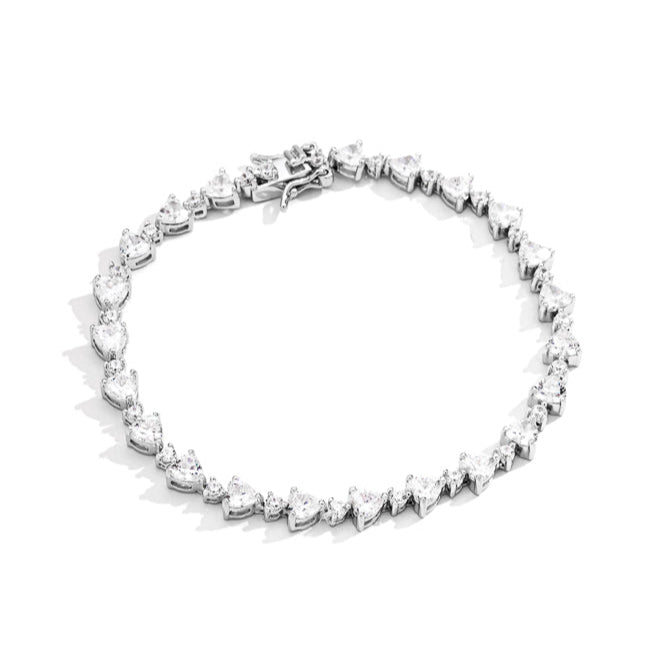 Pulseira Isla com Zircônias Brancas | Alviane
